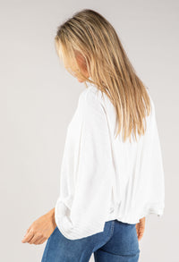 Batwing Top With Necklace