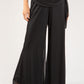 Wide Leg Waist Detail Trousers