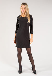 Pearl Sleeve Shift Dress