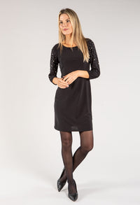 Pearl Sleeve Shift Dress