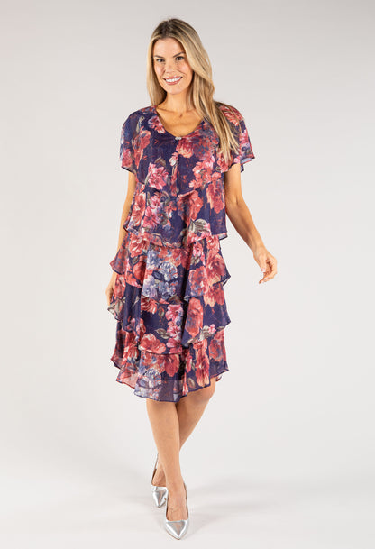 Floral Tiered Dress