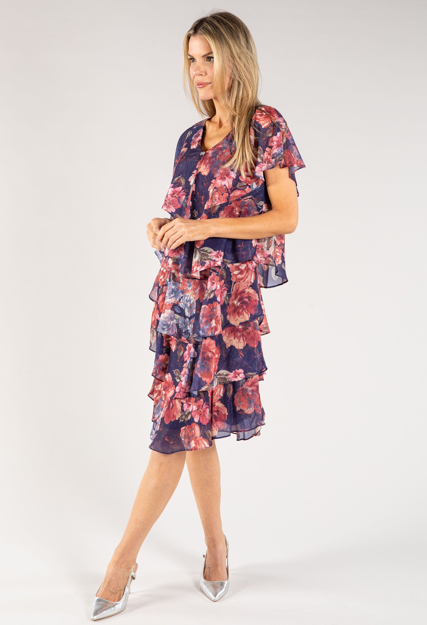 Floral Tiered Dress