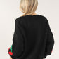 Cherry Tie Knit Jumper