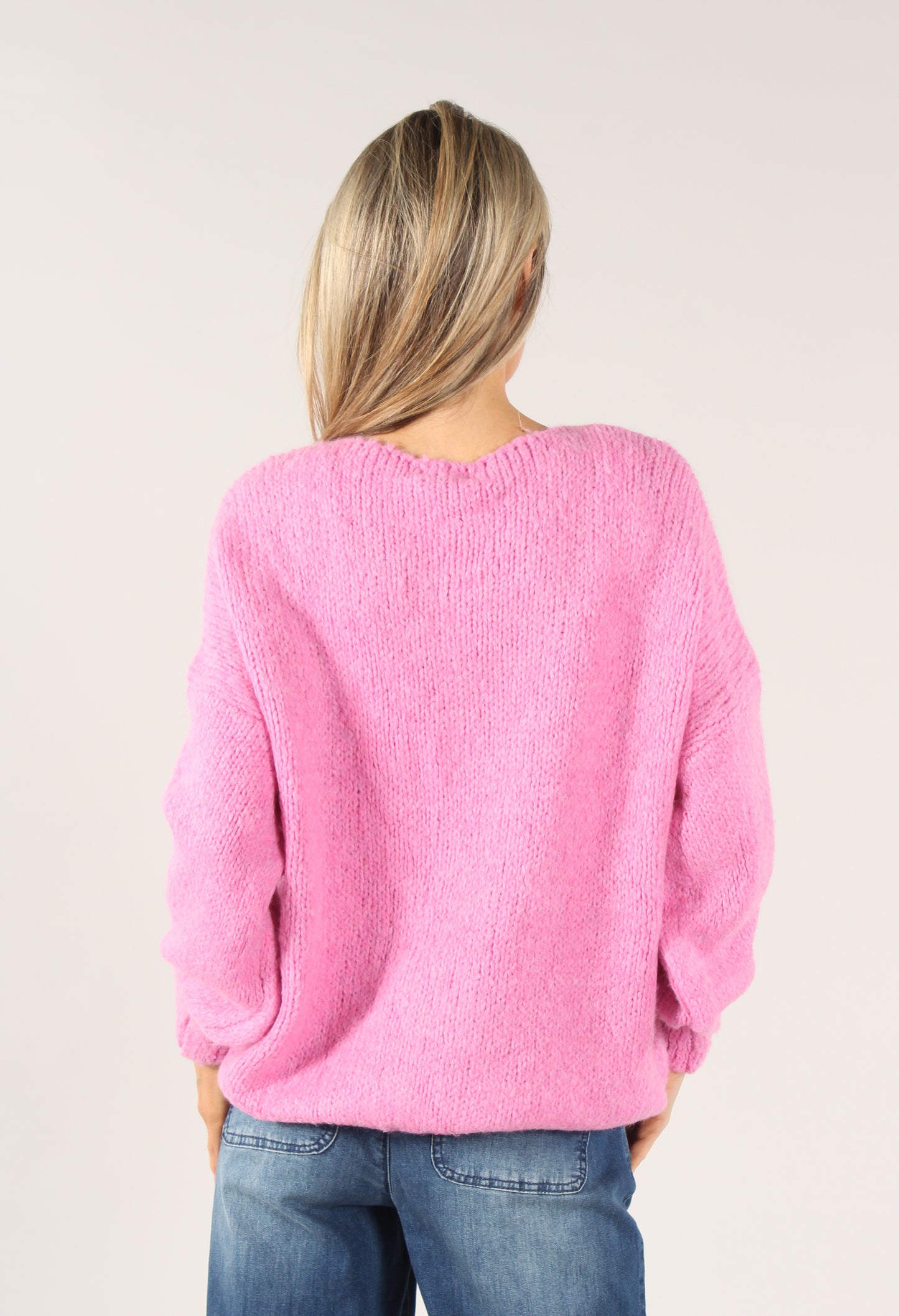 Cherry Tie Knit Jumper