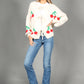 Cherry Tie Knit Jumper