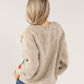 Cherry Tie Knit Jumper