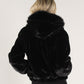 Hooded Faux Fur Coat