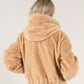 Hooded Faux Fur Coat