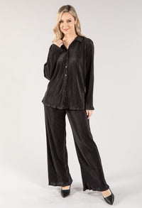 Plisse Pleated Shirt