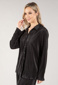 Plisse Pleated Shirt