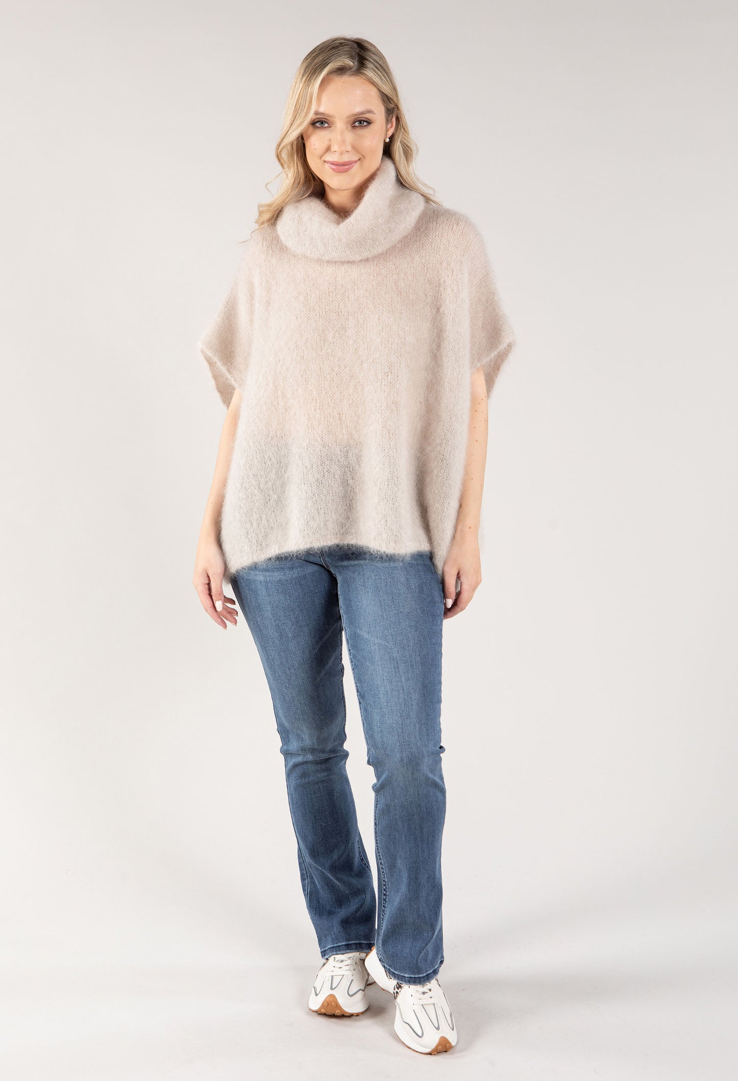 Luxury Rolled Neck Knit Jumper