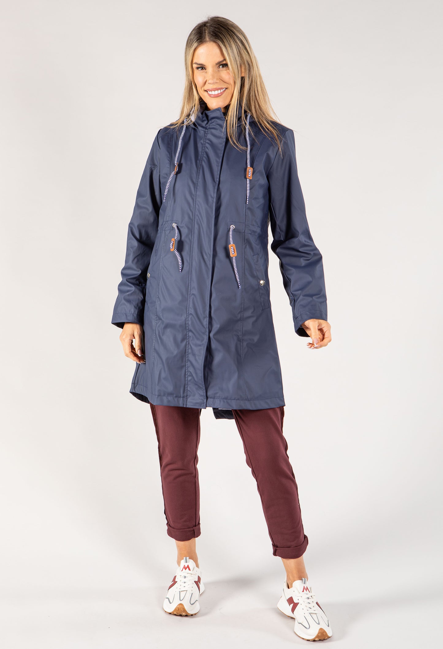 Tie Waist Raincoat