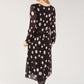 Polka Dot Plisse Pop Over Dress