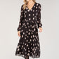 Polka Dot Plisse Pop Over Dress