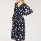 Polka Dot Plisse Pop Over Dress