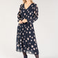 Polka Dot Plisse Pop Over Dress