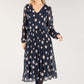 Polka Dot Plisse Pop Over Dress