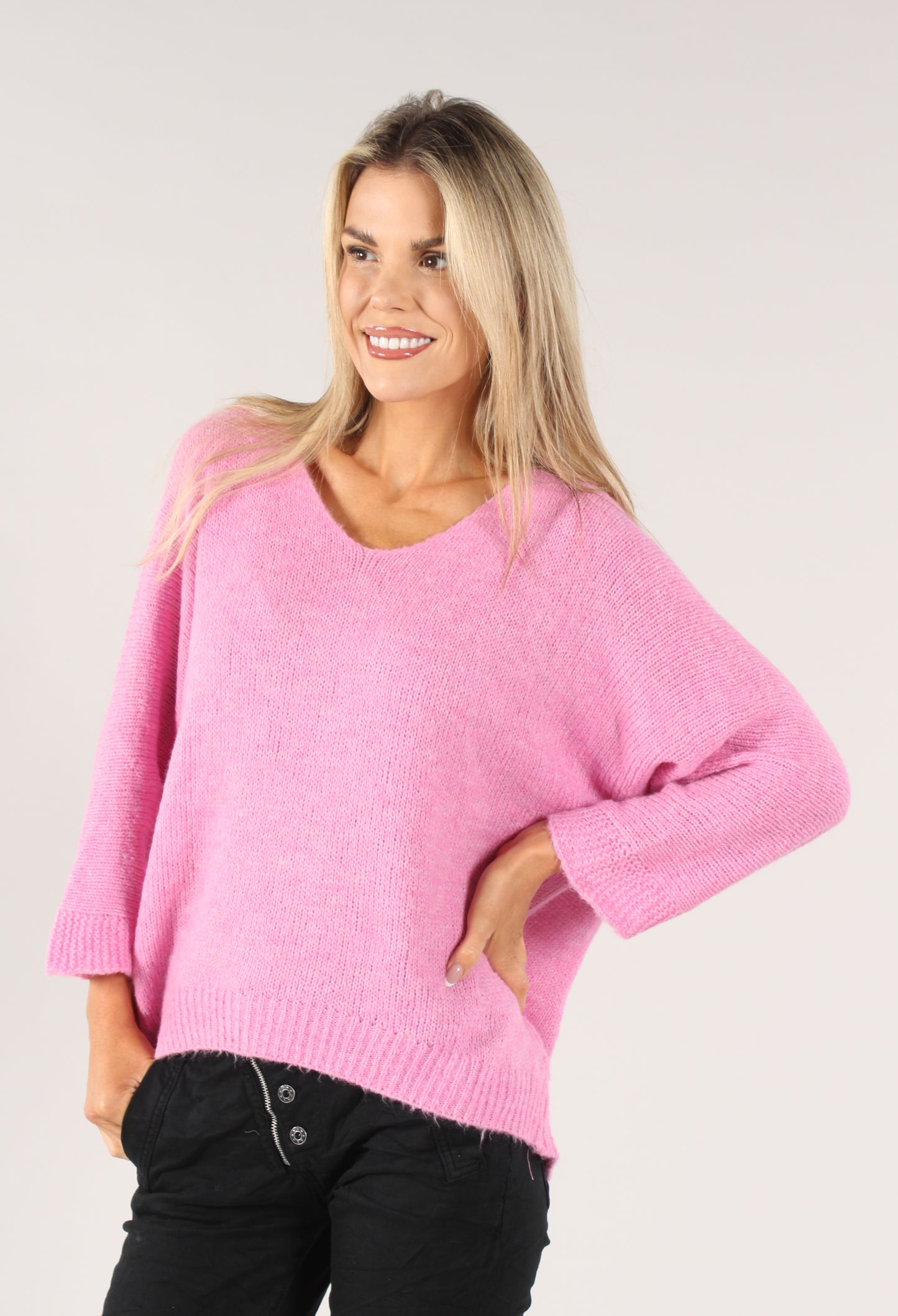 Relaxed Fit Knit Pullover