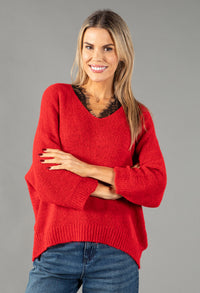 Relaxed Fit Knit Pullover