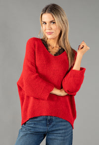 Relaxed Fit Knit Pullover