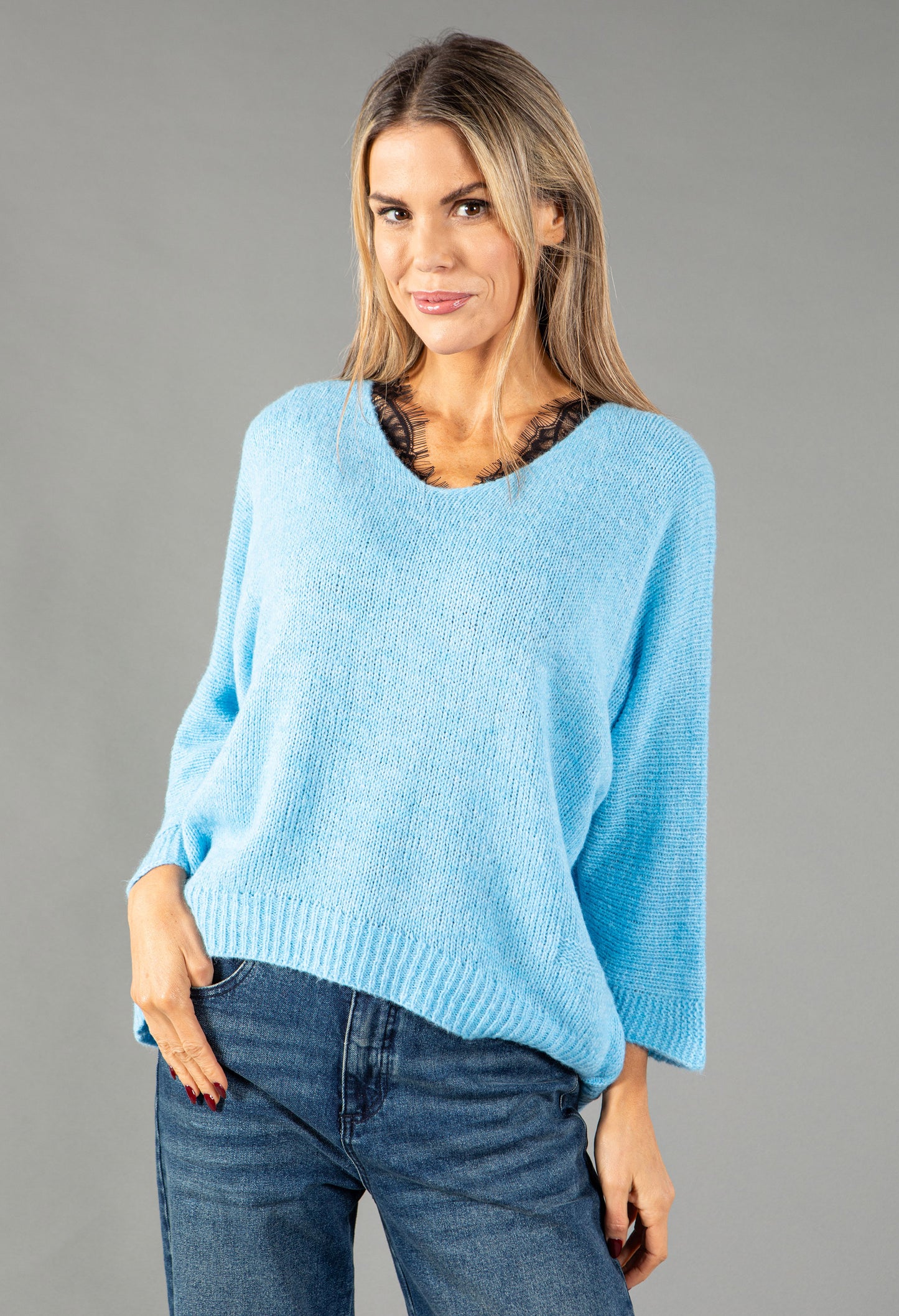 Relaxed Fit Knit Pullover