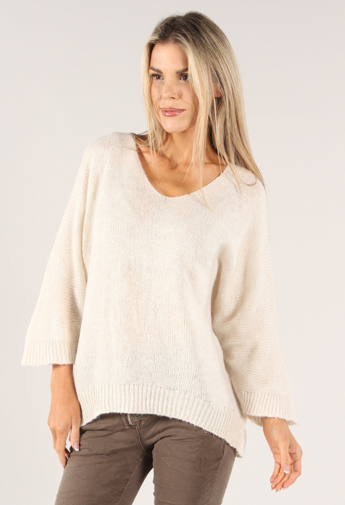 Relaxed Fit Knit Pullover