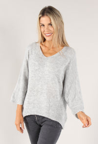 Relaxed Fit Knit Pullover