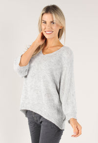 Relaxed Fit Knit Pullover