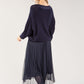 Knit Pop Over Tulle Dress