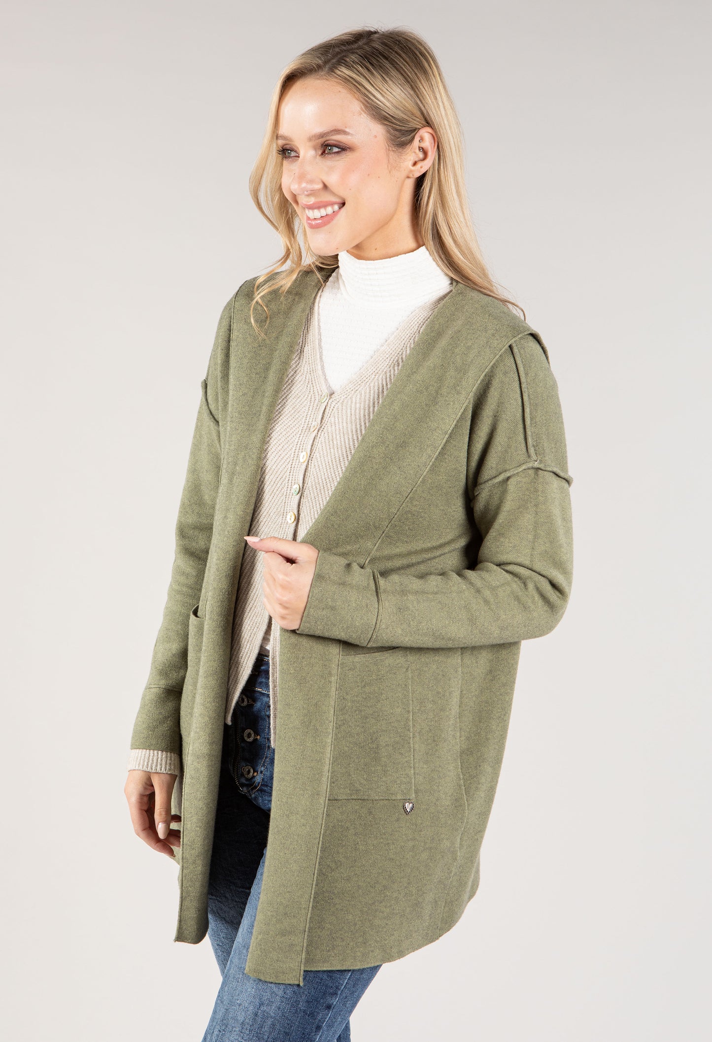 Soft Touch Hooded Cardi