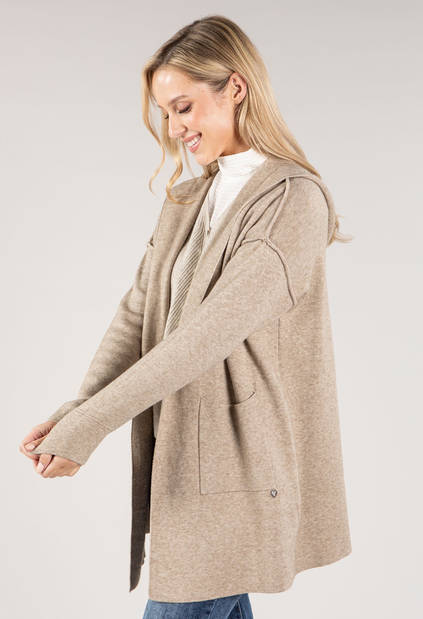 Soft Touch Hooded Cardi