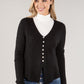 Button Down Ribbed Cardi