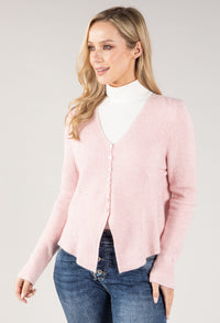 Button Down Ribbed Cardi