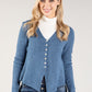 Button Down Ribbed Cardi