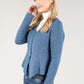 Button Down Ribbed Cardi