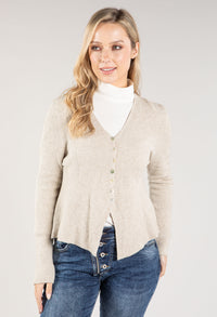 Button Down Ribbed Cardi