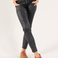 Leather Look Jeans