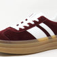 Double Stripe Faux Suede Trainer