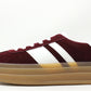 Double Stripe Faux Suede Trainer