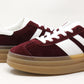 Double Stripe Faux Suede Trainer