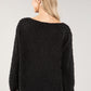 Patchwork Detail Slouchy Knit