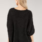 Bow Detail Slouchy Knit