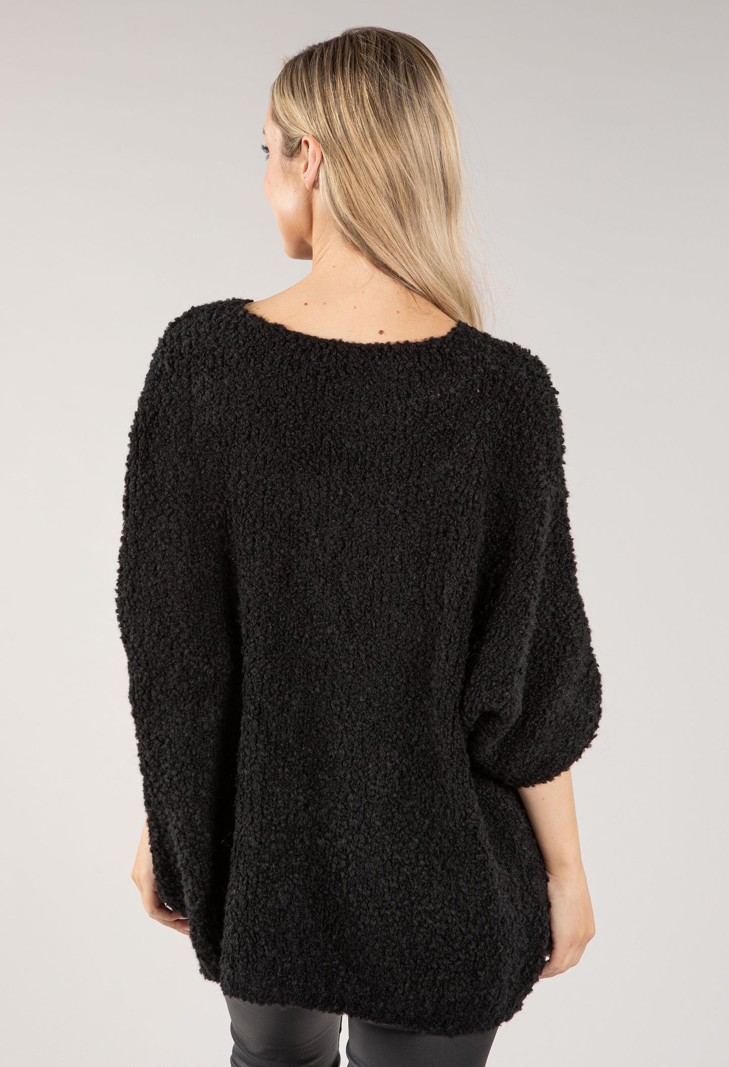 Bow Detail Slouchy Knit