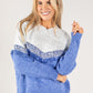 Two Tone Sequin Knit Jumper