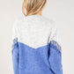 Two Tone Sequin Knit Jumper