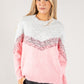 Two Tone Sequin Knit Jumper