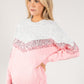 Two Tone Sequin Knit Jumper