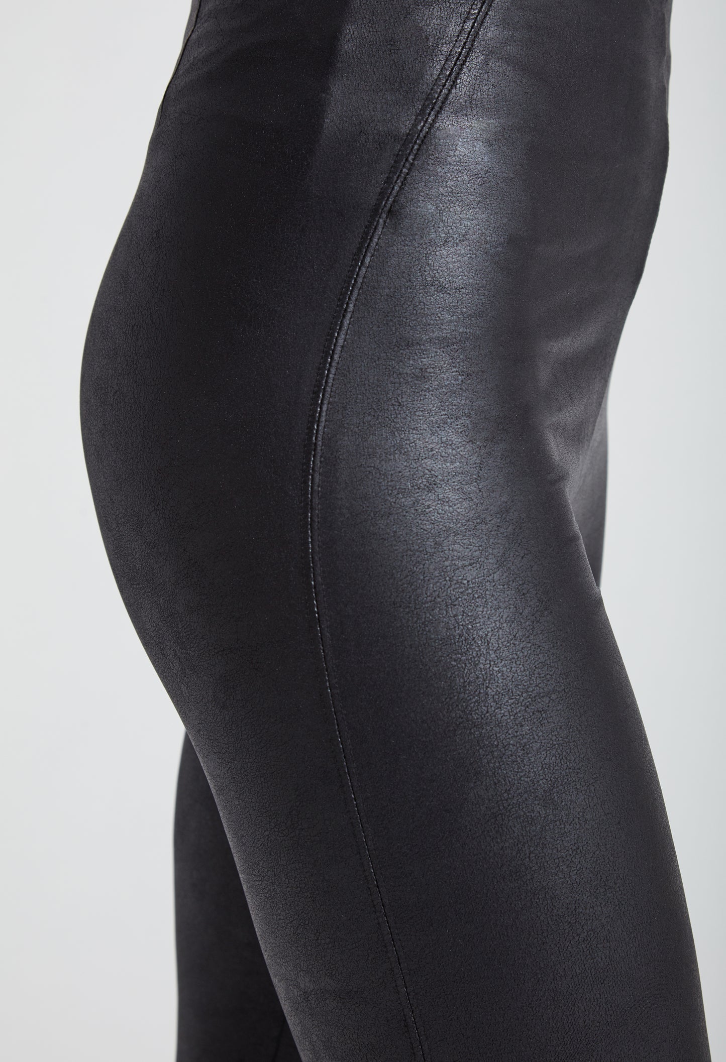 Textured Leather Legging