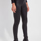 Textured High Waist Leather Legging