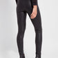 Textured High Waist Leather Legging